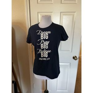 Custom Blue Navy inspirational T-Shirt.